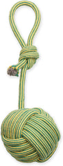 Mammoth Pet Products Extra Flossy Chew Monkey Fist Tug w/Loop Handle Dog Toy