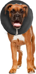 ZenPet Protective Inflatable Recovery Collar for Dogs and Cats - Soft Pet Collar
