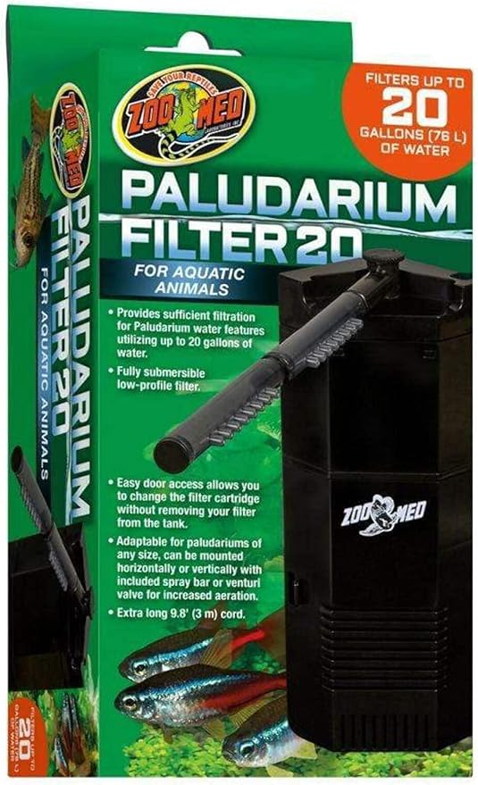 Zoo Med Laboratories Paludarium Filter for Aquatic Animals