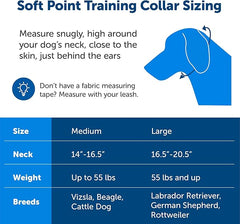 PetSafe Soft Point Training Collar - Helps Stop Pulling - Safer Than Prong or Choke Collars - Teaches Better Leash Manners - No Pull Training Collar with Rubber Points for Dogs - Medium