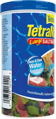 TetraMarine Large Saltwater Flakes, Nutritionally Balanced Fish Food for Saltwater Fish, 5.65 oz