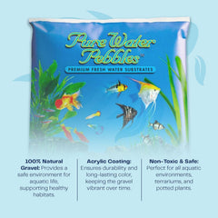 Aquarium Gravel - 5 lbs - Vibrant Neon Color, Natural Composition, Easy Maintenance, Ideal for Freshwater & Planted Tanks