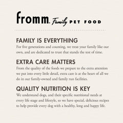 Fromm Gold Nutritionals Large Breed Adult Dry Dog Food.