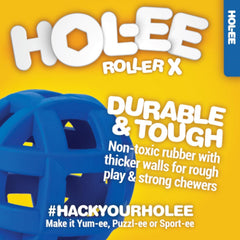 JW Pet Hol-ee Roller Extreme Dog Toy Puzzle Ball, Natural Rubber