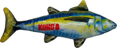 KONG Wild Shield Fish Shaped Dog Toy for Medium Breeds (Tuna)