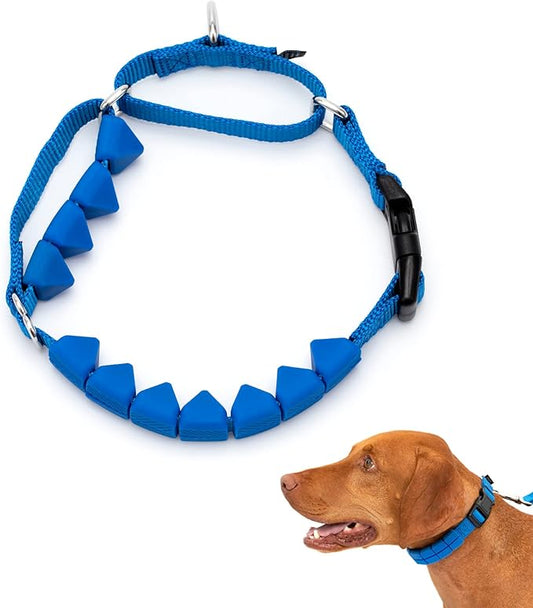 PetSafe Soft Point Training Collar - Helps Stop Pulling - Safer Than Prong or Choke Collars - Teaches Better Leash Manners - No Pull Training Collar with Rubber Points for Dogs - Medium