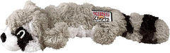 KONG - Scrunch Knots Raccoon - Internal Knotted Ropes and Minimal Stuffing for Less Mess