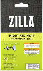 Click to see full view Zilla Reptile Terrarium Incandescent Heat Spot Bulb, Night Red