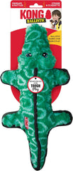 KONG Ballistic Durable Squeaker Dog Toy (Alligator)