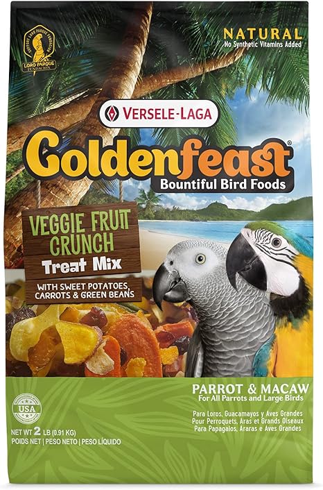 Goldenfeast VL Veggie Fruit Crunch Treat Mix, 2 lb Bag, Natural