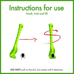 ZenPet Tick Tornado - Tick Remover for Dogs & Cats & People - Value Pack