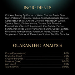 Sheba Perfect Portions Wet Cat Food Pate Savory Chicken Entree, 2.6 oz. Twin-Pack Trays (24 Count, 48 Servings)