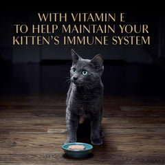 Sheba Perfect Portions Kitten Wet Cat Food Pate Chicken Entree, Twin-Pack Tray 1 Count, 2 Servings 2.6-oz(Pack of 12)