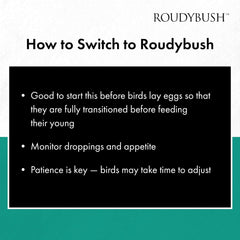 Roudybush California Blend Bird Food Small Pellets – 2.75 lb