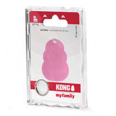 KONG Pink Aluminum Tag ID tag