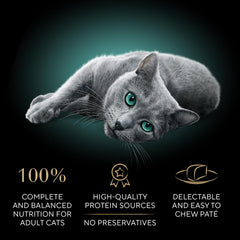 Sheba Perfect Portions Wet Cat Food Pate Tender Beef Entree, 2.6 oz. Twin-Pack Trays (24 Count, 48 Servings)
