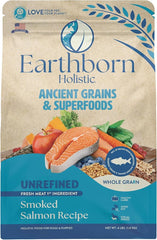 Earthborn Holistic Unrefined Smoked Salmon Recipe with Ancient Grains & Superfoods Dry Food for Dogs & Puppies