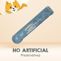 Savory Spoonables with Real Tuna, Chicken & Duck, Tube, Triple Flavor Squeezable Lickable Wet Treats for Cats with Built-in Spoon for Less Mess
