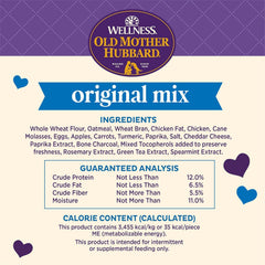 Old Mother Hubbard Wellness Original Mix Dog Biscuits, Natural, Training Treats, Four Flavors, Small Size, (6 Pound Bag)