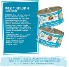 Weruva Wet Cat Food, Press Your Lunch with Chicken Pate