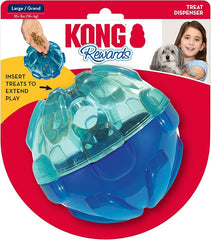 KONG - Rewards Ball - Ultra Durable Interactive Treat Dispensing Dog Toy