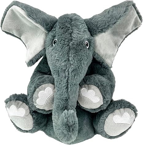 KONG Comfort Kiddos Jumbo Elephant Squeak Dog Toy