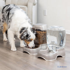 Petmate Pet Cafe Feeder Dog and Cat Feeder Pearl Tan, Made in USA