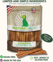 Loving Pets Natural Value All Natural Soft Chew Chicken Sticks For Dogs