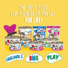 Weruva B.F.F. Play - Best Feline Friend Paté Lovers, Aw Yeah!, Chicken Checkmate with Chicken