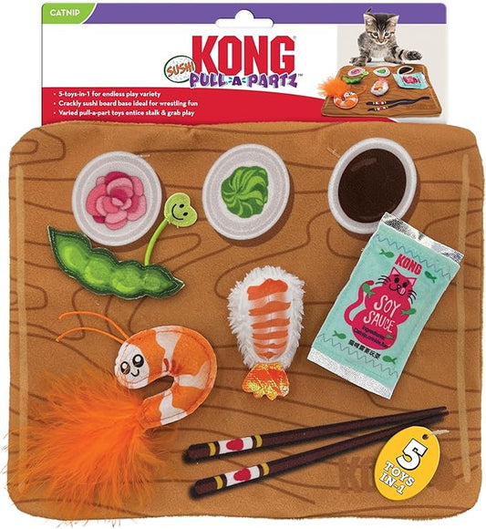 KONG Pull-A-Partz Sushi