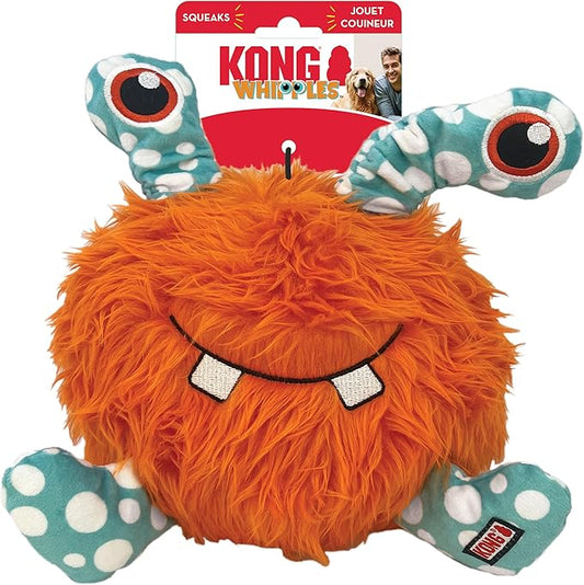 KONG Whipples Assorted Plush Jumbo Dog Toy