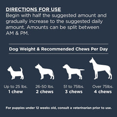 Nulo Advanced Multifunctional All-in-1 Supplement for Dogs, Supports Dog Skin & Coat, Hip & Joint, Cognitive, and Overall Immune System, Contains 90 Soft Chews