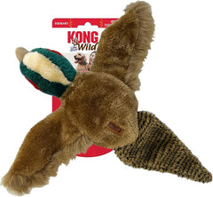 KONG Wild Low Stuff Creatures with Minimal Stuffing for Dogs (Pheasant)