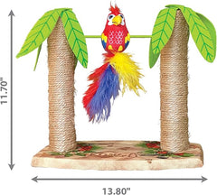 KONG Play Spaces Tiki Twirl Palm Tree Cat Scratcing Posts