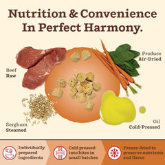 Primal Kibble in The Raw, Freeze Dried Dog Food, 5.4 lb Bag