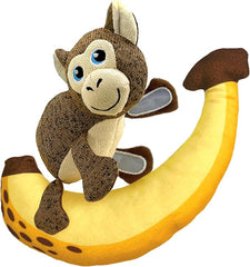 KONG Pull-A-Partz Pals 2 Toys in 1 Dog Toy (Monkey)