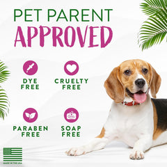TropiClean Dog Wipes for Paws, Butt, Face, and Body, Anytime Cleaning and Deodorizing Pet Wipes, Safe for Licking, Berry Scent, Cat Safe 100 count