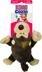 KONG Cozie Funky Monkey, Squeaky Plush Dog Toy