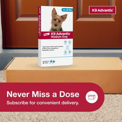 K9 Advantix Flea, Tick & Mosquito Prevention for Dogs | Flea Drops for Small Dogs | Apply Monthly | 2 Treatments