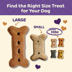 Old Mother Hubbard Wellness P-Nuttier Dog Biscuits, Natural, Training Treats, Peanut Butter Flavor, Mini Size, (6 Pound Box)