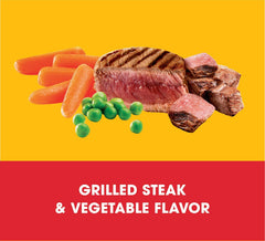 PEDIGREE Small Dog Complete Nutrition Small Breed Adult Dry Dog Food Grilled Steak and Vegetable Flavor Dog Kibble