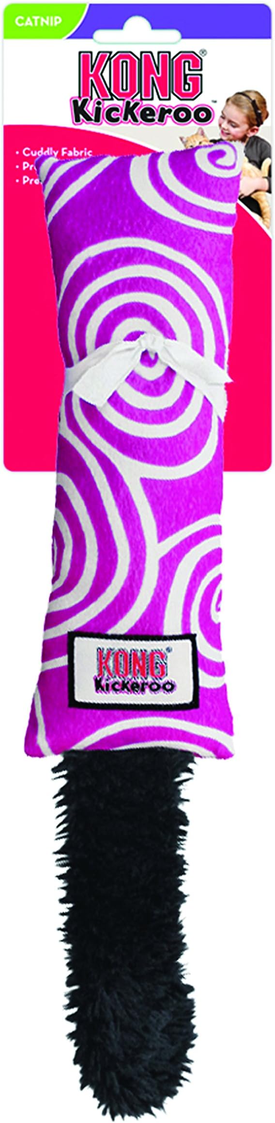 KONG - Kickeroo™ Swirl - Play Enticing Cat Toy, North American Preium Catnip