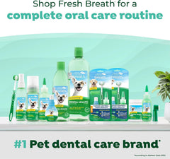 TropiClean Fresh Breath TripleFlex Toothbrush for Large Dogs  | 360-Degree Toothbrush |