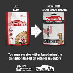 PureBites Chicken Freeze Dried Cat Treats, 1 Ingredient, Made in USA