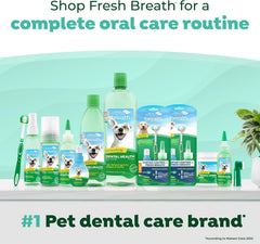 TropiClean Fresh Breath | Breath Freshener and Teeth Cleaning Solution | 33.8 oz