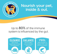 Solid Gold Beef Bone Broth for Dogs - Grain Free Dog Food Topper Rich in Collagen and Superfoods - Nutrient Dense Dog Gravy Topper for Dry Food - Promotes Gut Health and Hydration - Single 8-oz