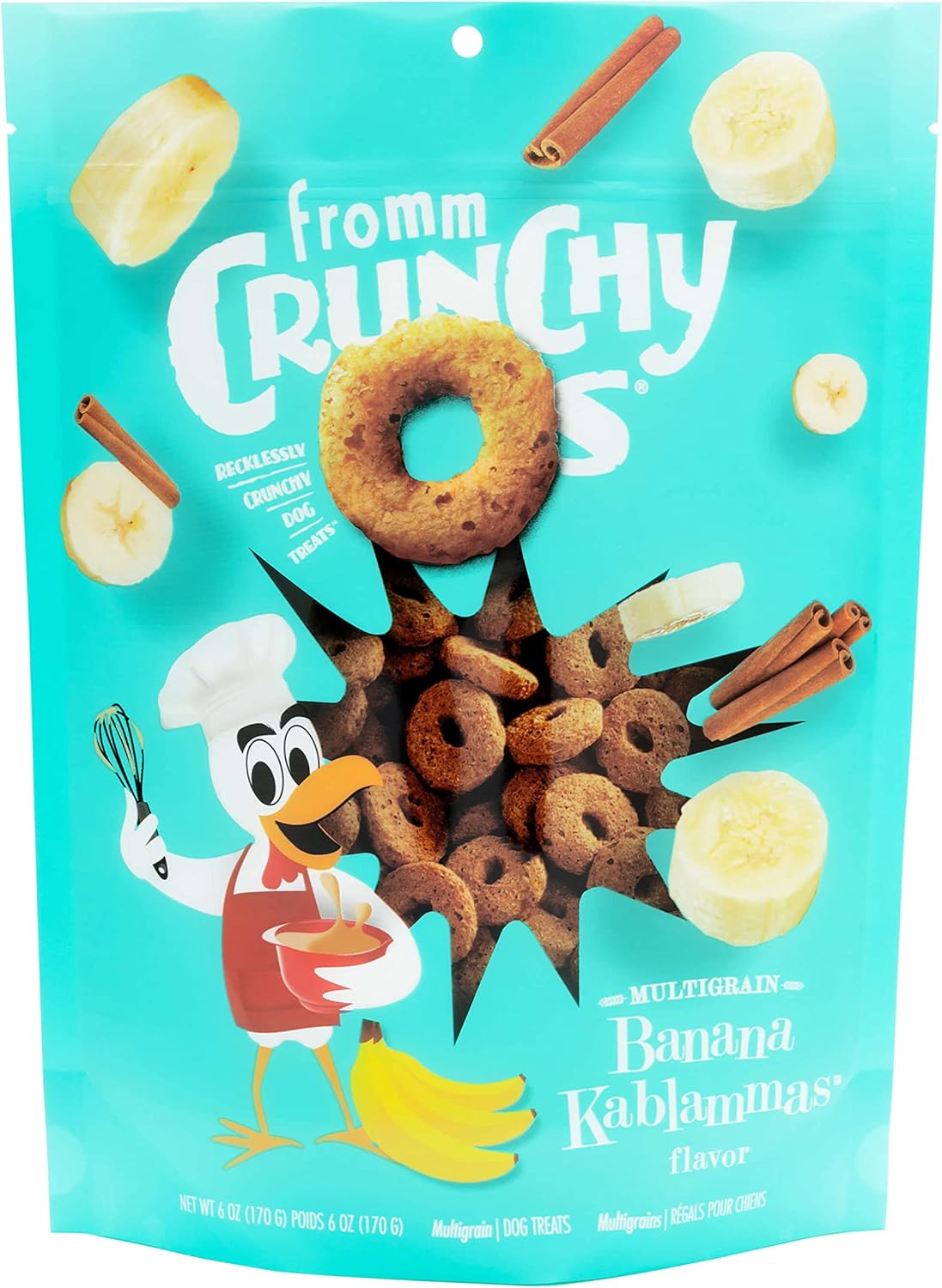 Premium Crunchy Dog Treats - Banana Recipe.
