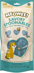 Savory Spoonables with Real Tuna, Chicken & Duck, Tube, Triple Flavor Squeezable Lickable Wet Treats for Cats with Built-in Spoon for Less Mess