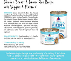 Weruva Awesome Shiny Wet Dog Food, Chicken & Brown Rice with Veggies