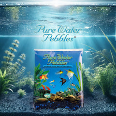 Midnight Glo Aquarium Gravel - 5 lbs - Non-Toxic, Colorfast, Vibrant Substrate for Aquariums, Terrariums, Ponds & Crafts